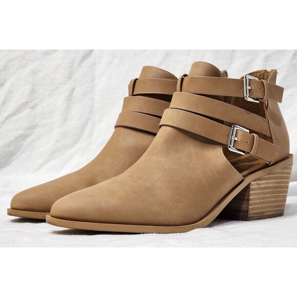 DV Dolce Vita Ombree Buckle Booties Women's Size 10 Faux Leather - Picture 11 of 11